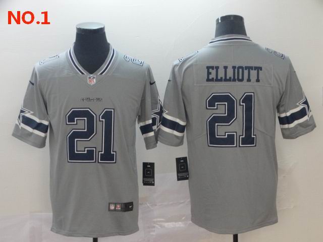 Men's Dallas Cowboys #21 Ezekiel Elliott Jerseys-34